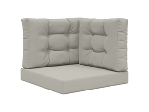 Coussin de canapé d'extérieur, coussin de chaise polyester gris 60 x 60 cm cf54088