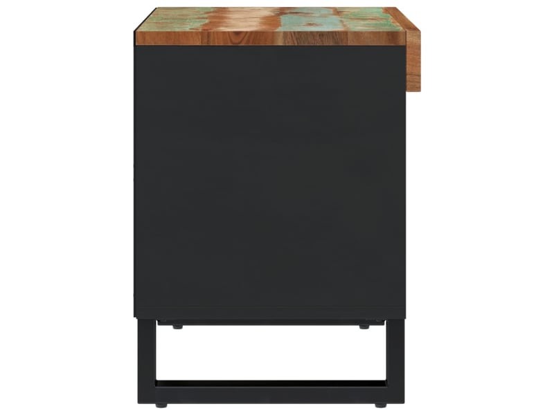  Meuble tv - banc tv - meuble de rangement 85x33x43,5 cm bois massif de récupération  - Conforama D