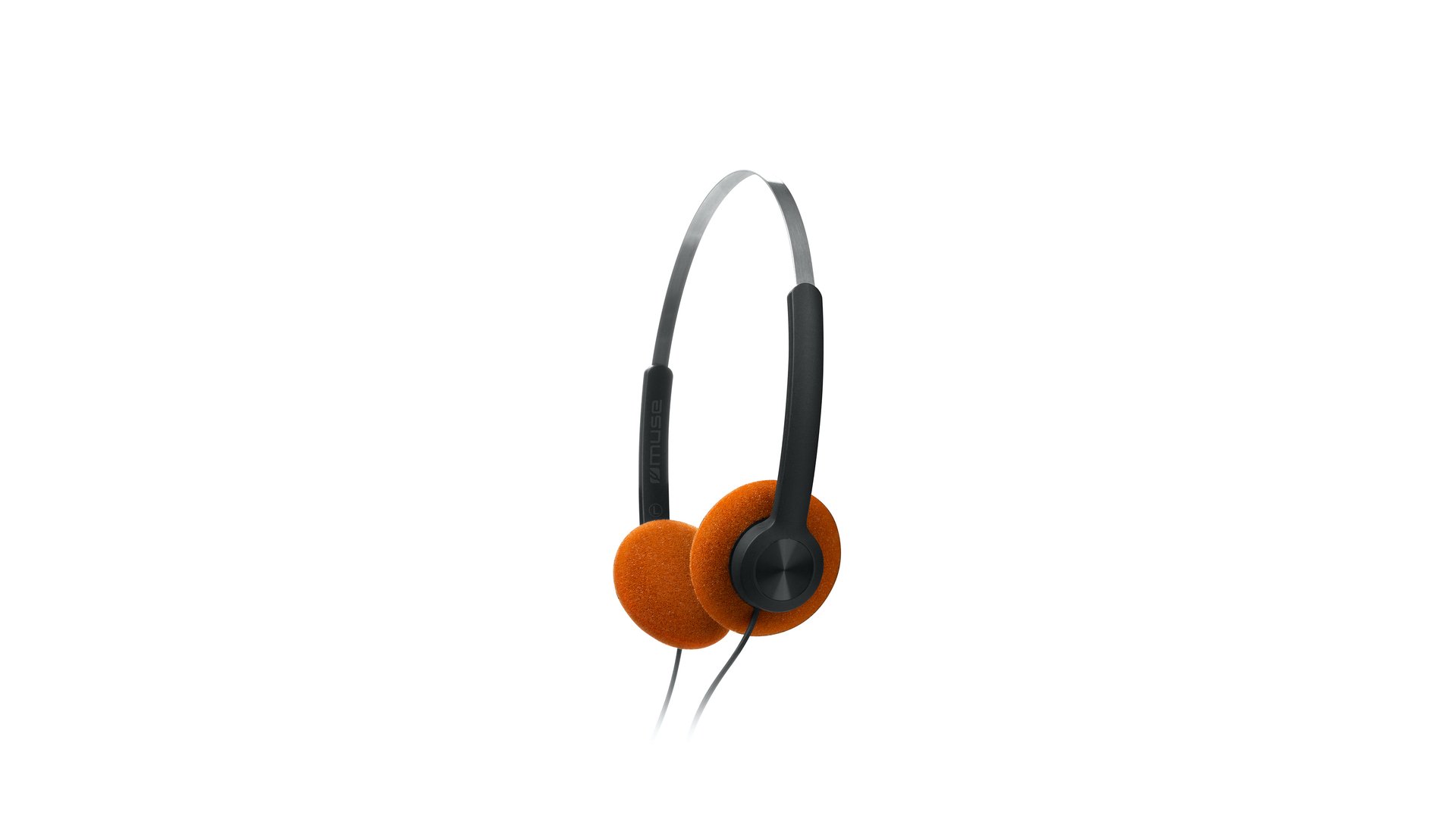 MUSE Casque filaire Hifi NEW ONE M-206-CF Orange Conforama