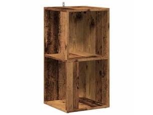 Étagères d'angle 33 x 33 x 67 cm engineered wood bois ancien