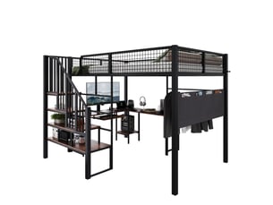 Lit mezzanine 140x200 cm VIVRYN coloris bicolore