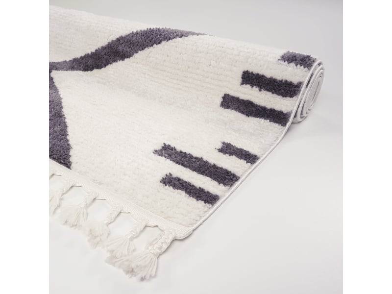 Ouarain - tapis berbère agadir 200 x 290 cm Z-BERBER200290503IVORY - Conforama E