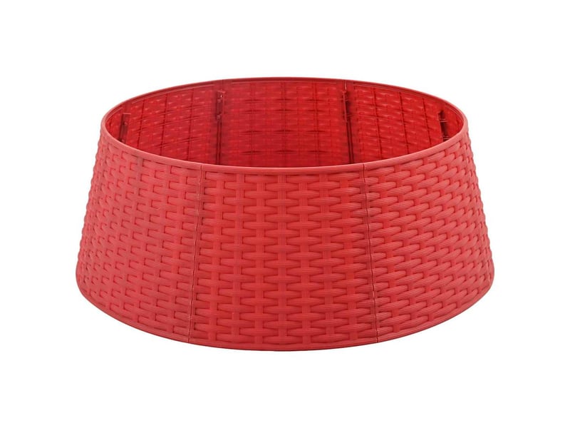  Jupedesapindenoël rouge ø 65 x 24 cm plastique  - Conforama D