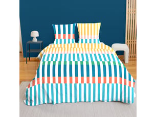 Parure de lit Housse+ 2 taies 220x240 cm