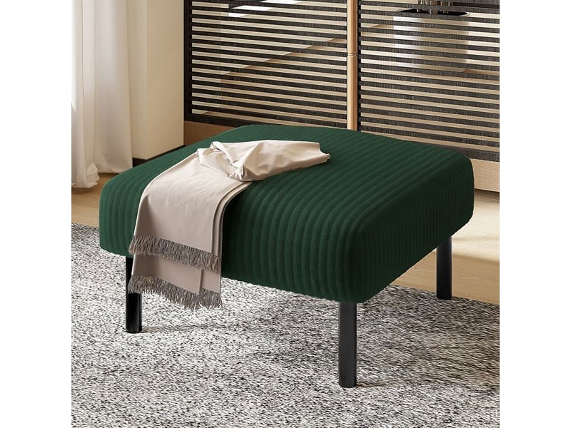  Tabouret - truxen8 - corduroy premium - structure métallique - velours super doux - montage rapide  - Conforama B