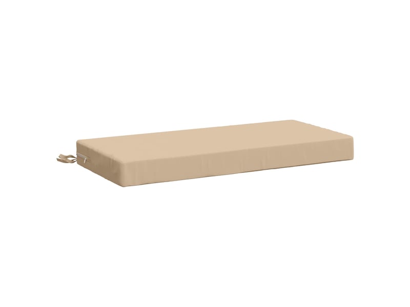 Lot de 2 coussins de banc, coussins d'assise soest 100 % polyester crème cf56800 - Conforama D