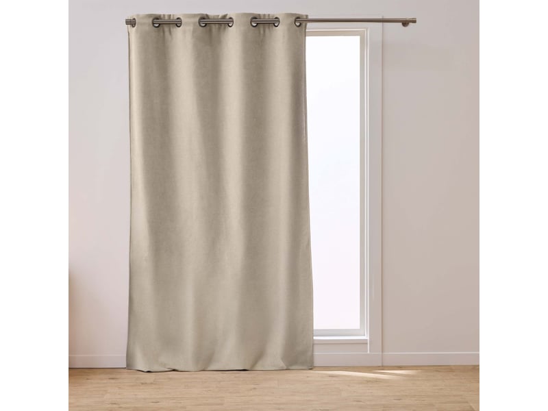  Rideau isolant thermique spleen 140x260cm sable  - Conforama A