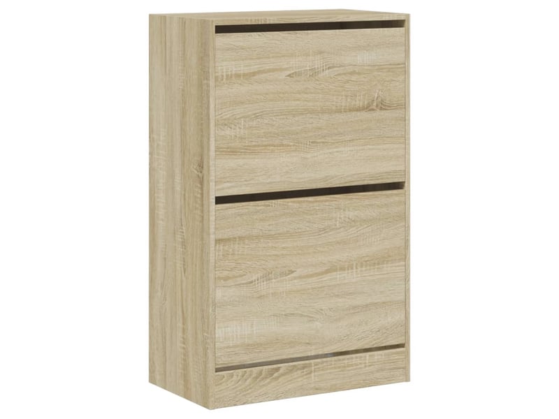  Meuble à chaussure, armoire à chaussures chêne sonoma 60x34x96,5 cm bois ingénierie  - Conforama D
