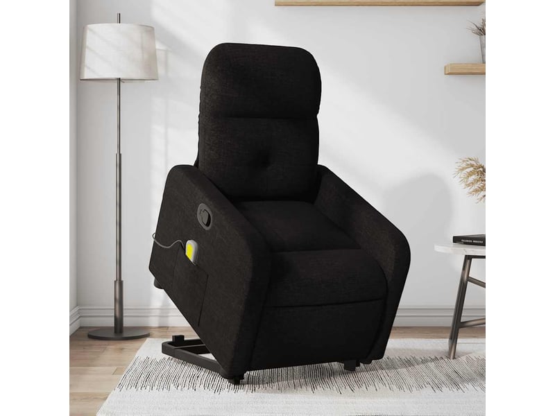  Fauteuil de massage inclinable, fauteuil relax noir tissu shl23117  - Conforama B