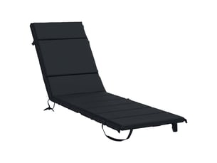 Coussin de transat, coussin pour bain de soleil gemert 100 % polyester bleu foncé cf56130