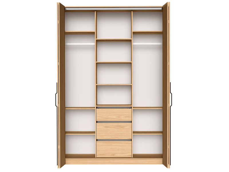  Selsey bari - armoire - 170 cm - chêne bookmatch Bari - Conforama E