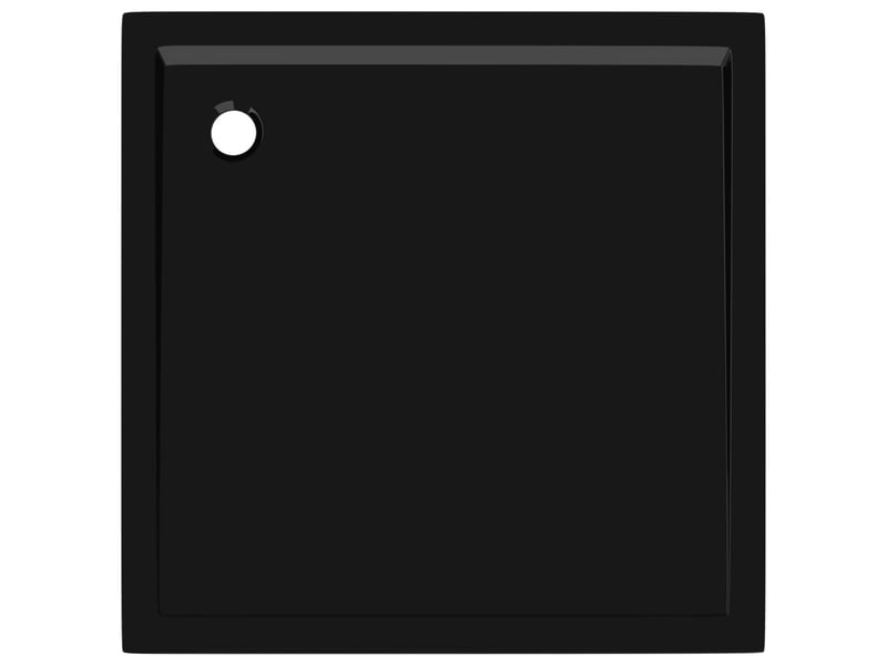  Receveur de douche base de douche bac de douche salle de bain toilette salle d’eau cabine de douche maison intérieur carré abs noir 90x90 cm 02_0001957  - Conforama D