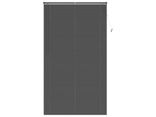 Store vénitien, store de fenêtre gris argenté 213 x 110 cm 25 mm pvc cf47851