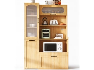 Buffet   1 tiroir(s) <strong></strong> <strong>Morn Vibe</strong> - 98 cm coloris marron 