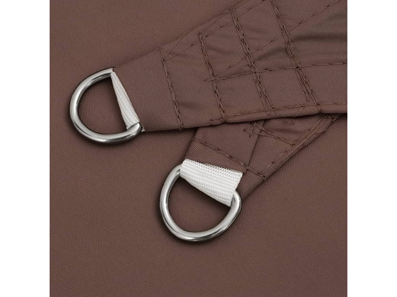  Voile de parasol - voile d'ombrage tissu oxford rectangulaire 3x6 m marron  - Conforama E