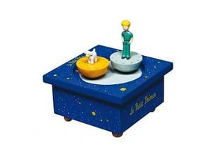 Boite à musique bois le petit prince