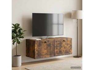 Meuble tv coloris marron 78.5 cm <strong></strong>  <strong></strong>