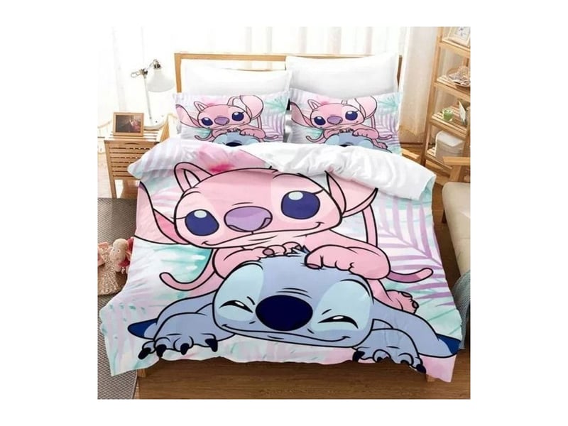  Klvgtifs pu - housse de couette 2 personne 200x200 cm avec 2 taie d'oreiller 50x75cm- ensembles de housses de couette en microfibre  - Conforama A