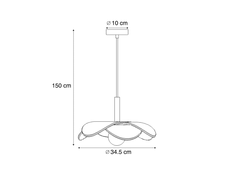  Suspension design argentée avec verre fumé - kemner  - Conforama C