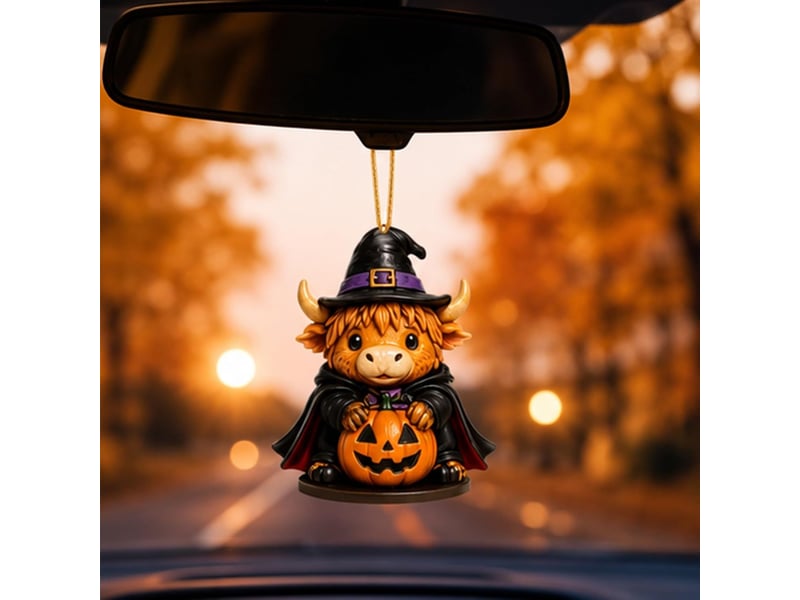 Calendrier de l'avent halloween 2026 highland cow – 24 ornements 2d surprises, vaches costumées, pour enfants et collectionneurs - Conforama C