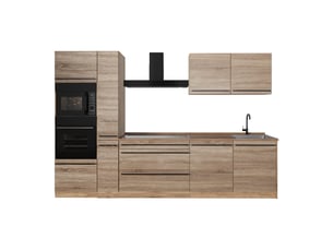 Vicco cuisine, sonomachêne doré, 310cm plan de travail chêne doré