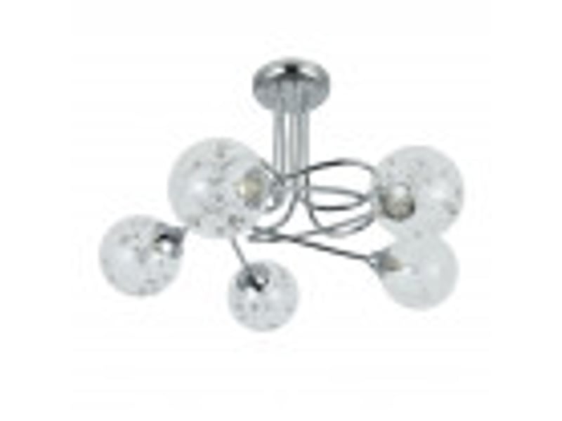  Fabrilamp rio de janeiro, lampe, moderne, 5 x g9, chromé, 29 x 42 x 42 cm 154155020 - Conforama B