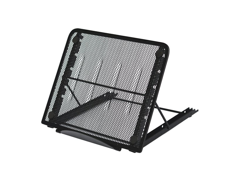 Support pc portable ventilé laptop stand réglable ergonomique - Conforama A