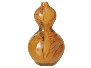 Vase poire design bjarne 27cm caramel