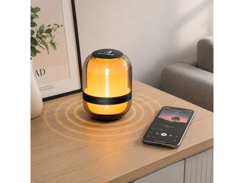  Dynabass - dbe25 - enceinte portable led - bluetooth 5.4 - éclairage rgb  - Conforama B
