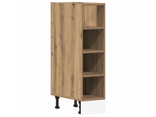 Meuble bas de cuisine chêne artisanal 20x44,5x81,5cm bois d'ingénierie