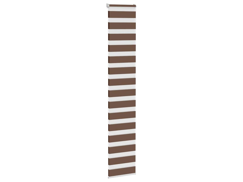  Store zèbre, store de fenêtre marron 50x230 cm largeur du tissu 45,9 cm polyester cf48710  - Conforama C