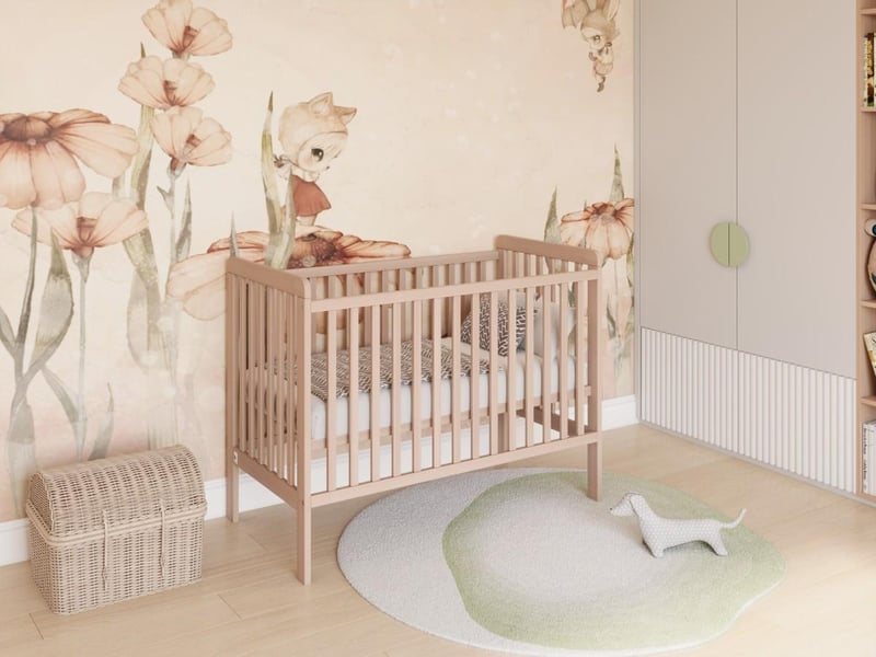  Yappyuno - lit bébé 120x60 cm - naturel 4754010385188 - Conforama E