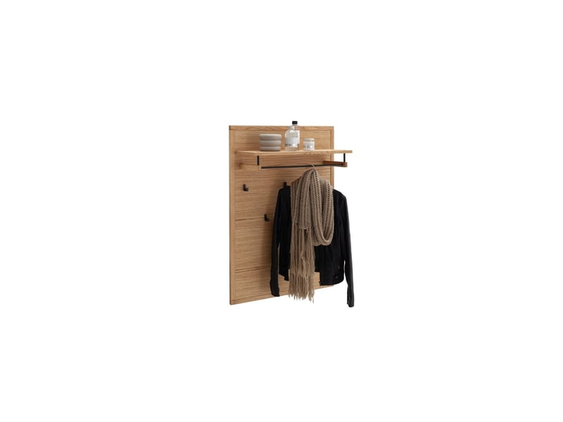  Ensemble de 5 meubles d'entrée coloris chêne sauvage  - Conforama E