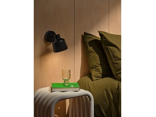 Applique murale design cool et distinctif, louella en métal noir, ip20, nordlux