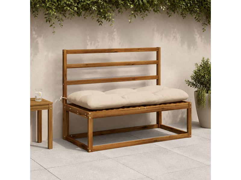  Coussin de banc, coussin d'assise, coussin de canapé vianen 100 % polyester crème 100 x 50 x 12 cm cf53967  - Conforama B