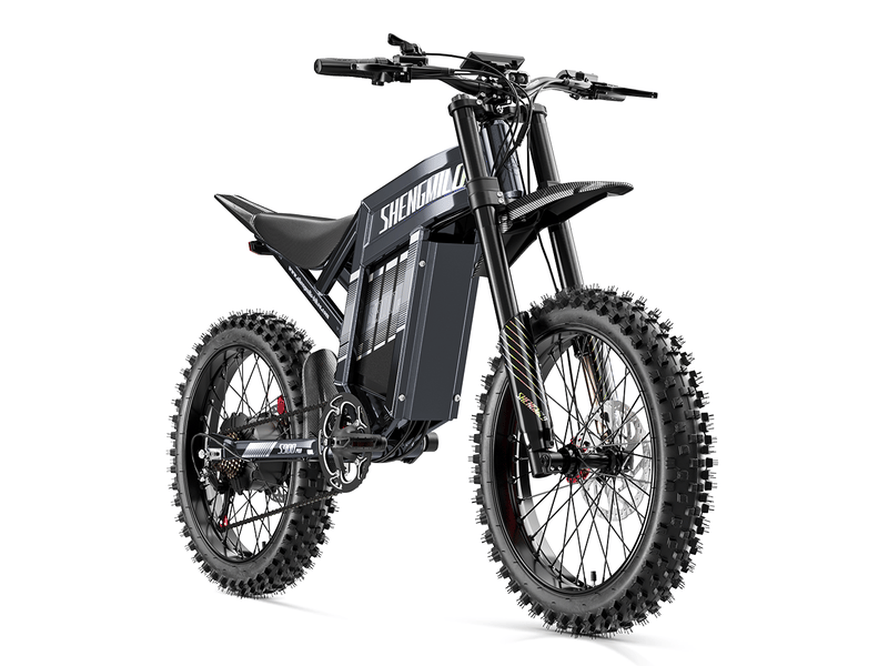 Vélo électrique tout-terrain shengmilo s900 pro, 3000w suspension intégrale 60v 35ah, gris  - Conforama D