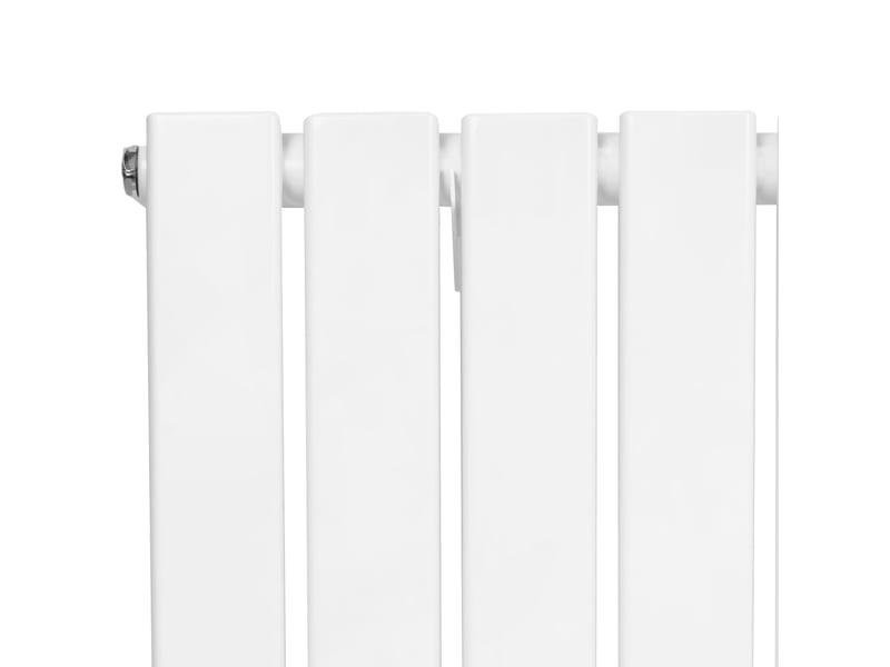 Radiateur plat à 1 colonne 1800 x 420 mm en acier carbone blanc chauffage centrale moderne verticale monté sur mur cuisine salle de bain [brosse de 40823 - Conforama C