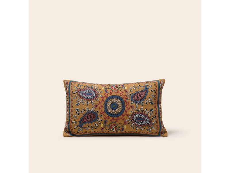  Housse de coussin en broderie paisley  mandana 26421 - Conforama A
