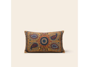 Housse de coussin en broderie paisley  mandana