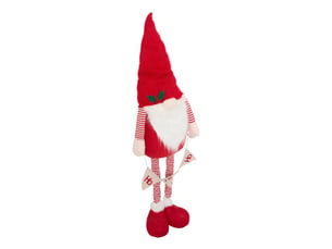 Gnome de noël hohoho télescopique rouge h. 172 cm