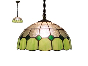 Suspension créative en bois massif et verre, style campagne – e27, source 9w blanc chaud incluse, pour salle à manger, bureau et chambre-style 6