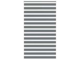 Store zèbre, store de fenêtre gris foncé largeur du tissu 120,9 cm polyester cf48557