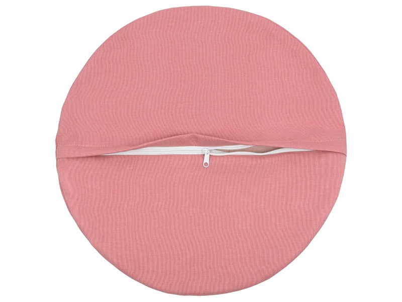 Lot de 6 coussins avec oreiller, coussins décoratifs heerlen rose tissu cf50738 - Conforama C