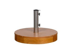 Pied de parasol 49x49x37 cm en bois