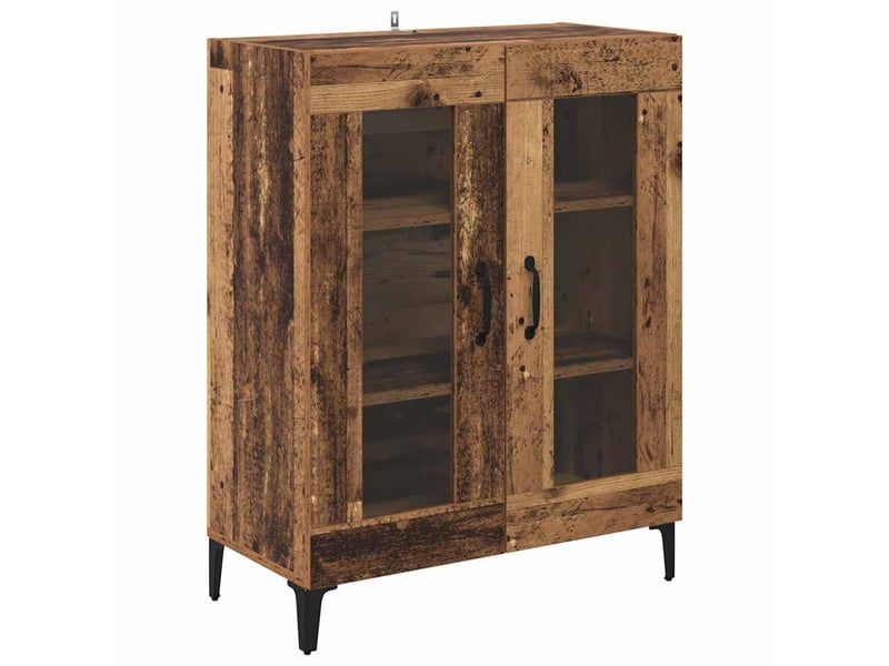 Buffet - bahut - meuble de rangement bois ancien 69,5 x 34 x 90 cm bois d'ingénierie et fer  - Conforama A