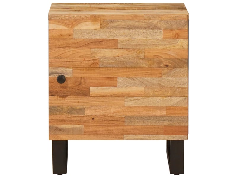  Table de chevet - cabinet de chevet - table de nuit marron 40 x 33 x 46 cm bois de mangue massif  - Conforama B