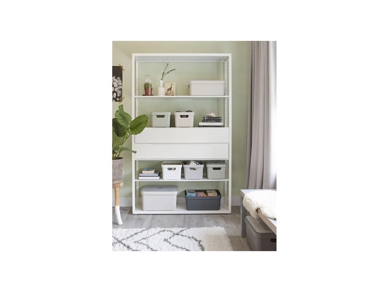  Boîte de rangement sigma home box 5 litres blanc  - Conforama B