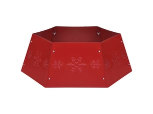 Jupe de sapin de noël rouge ø68x25 cm