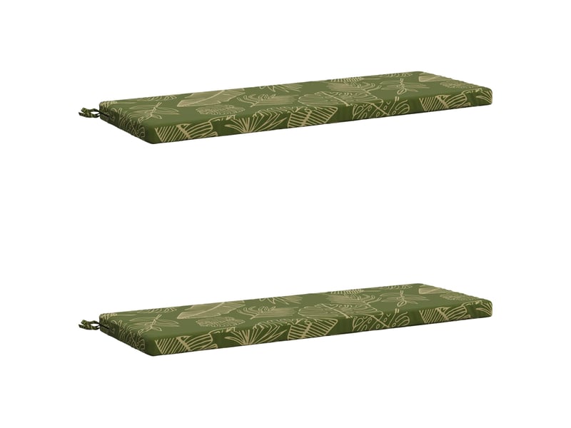 Lot de 2 coussins de banc, coussins d'assise soest 100 % polyester cf56869 - Conforama A