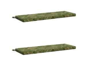 Lot de 2 coussins de banc, coussins d'assise soest 100 % polyester cf56869